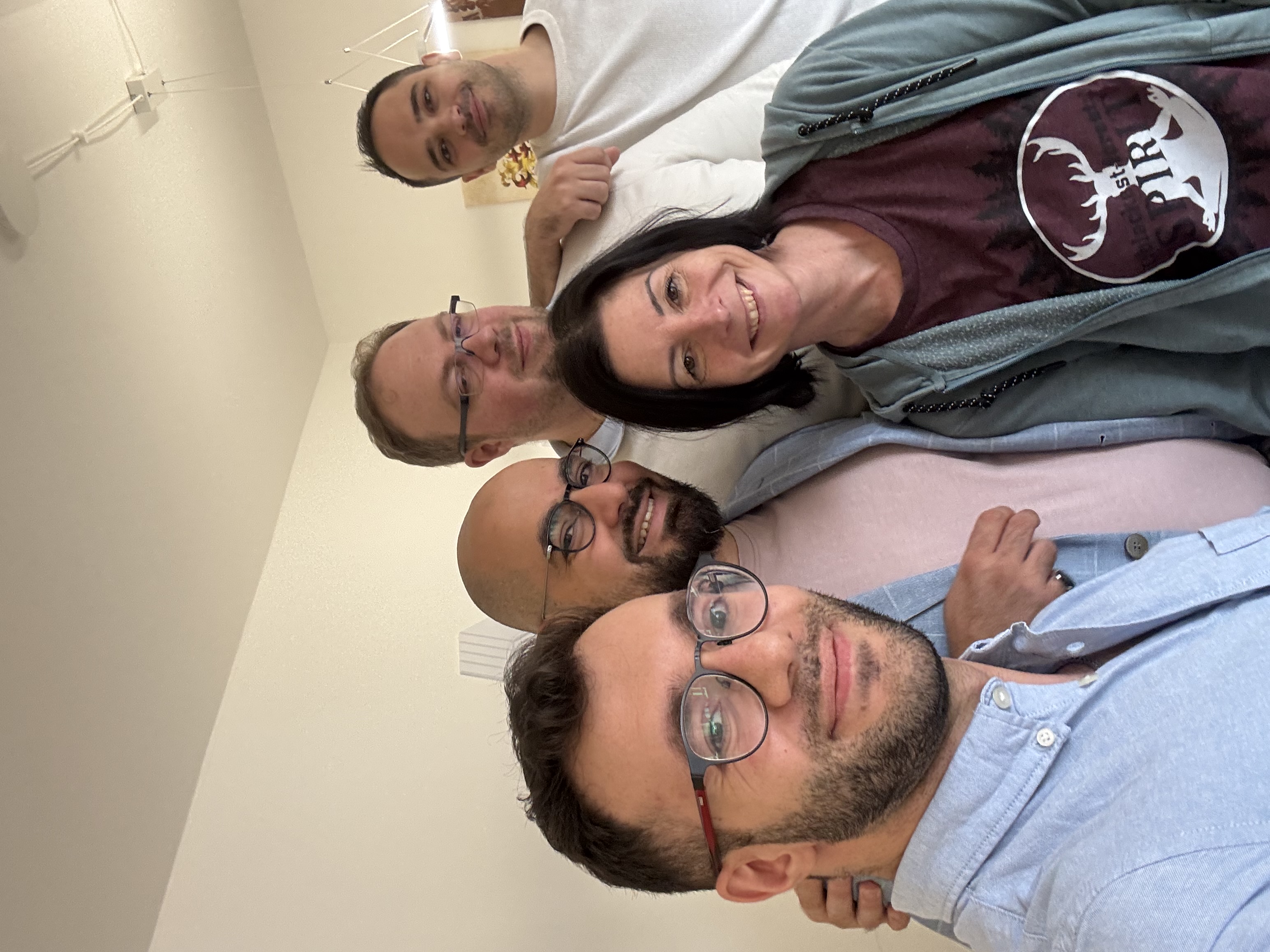 Das Team mit einem Lächeln